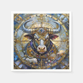 Zodiac - Stier de stier Servet