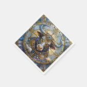 Zodiac - Stier de stier Servet (Hoek)