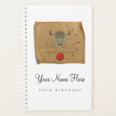 Zodiac - Stier - Persoonlijke Dagplanner Planner (Voorkant)