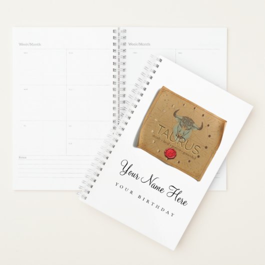 Zodiac - Stier - Persoonlijke Dagplanner Planner (Display)