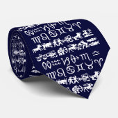 Zodiac Stropdas Astrology Stropdas Cool Horoscope (Opgerold)