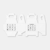 Zodiac Sun Sign Astrology Calendar Thunder_Cove Bedankdoosjes (Uitgevouwen)