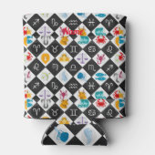 Zodiac Sun Sign Astrology Calendar Thunder_Cove Blikjeskoeler (Achterkant)