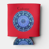 Zodiac Sun Sign Astrology Calendar Thunder_Cove Blikjeskoeler (Voorkant)