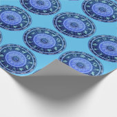 Zodiac Sun Sign Astrology Calendar Thunder_Cove Cadeaupapier (Hoek)