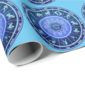 Zodiac Sun Sign Astrology Calendar Thunder_Cove Cadeaupapier (Rol Hoek)