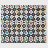 Zodiac Sun Sign Astrology Calendar Thunder_Cove Cadeaupapier (Vlak)