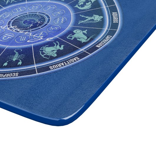 Zodiac Sun Sign Astrology Calendar Thunder_Cove Cu Snijplank (Hoek)