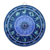 Zodiac Sun Sign Astrology Calendar Thunder_Cove Dartbord (Voorkant)