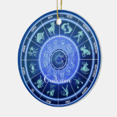 Zodiac Sun Sign Astrology Calendar Thunder_Cove Keramisch Ornament (Links)