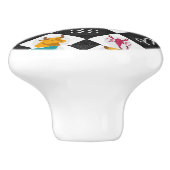 Zodiac Sun Sign Astrology Calendar Thunder_Cove Keramische Knop (Zijkant)