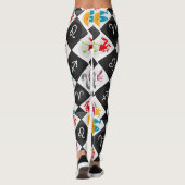 Zodiac Sun Sign Astrology Calendar Thunder_Cove Leggings (Achterkant)