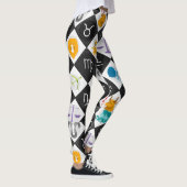 Zodiac Sun Sign Astrology Calendar Thunder_Cove Leggings (Rechts)