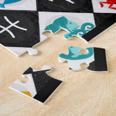 Zodiac Sun Sign Astrology Calendar Thunder_CovE Legpuzzel (Zijkant)