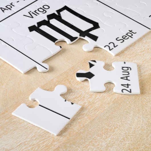 Zodiac Sun Sign Astrology Calendar Thunder_Cove Legpuzzel (Zijkant)