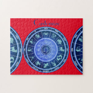 Zodiac Sun Sign Astrology Calendar Thunder_Cove Legpuzzel