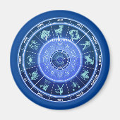 Zodiac Sun Sign Astrology Calendar Thunder_Cove Magneet (Voorkant)