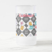 Zodiac Sun Sign Astrology Calendar Thunder_Cove Matglas Bierpul (Center)