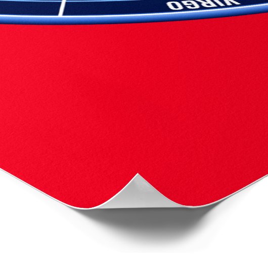 Zodiac Sun Sign Astrology Calendar Thunder_Cove Poster (Hoek)