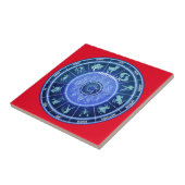 Zodiac Sun Sign Astrology Calendar Thunder_Cove Tegeltje (Zijkant)