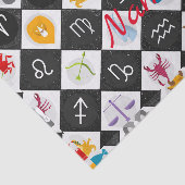 Zodiac Sun Sign Astrology Calendar Thunder_Cove Tissuepapier (Detail)