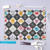 Zodiac Sun Sign Astrology Calendar Thunder_Cove Tissuepapier (Craft)