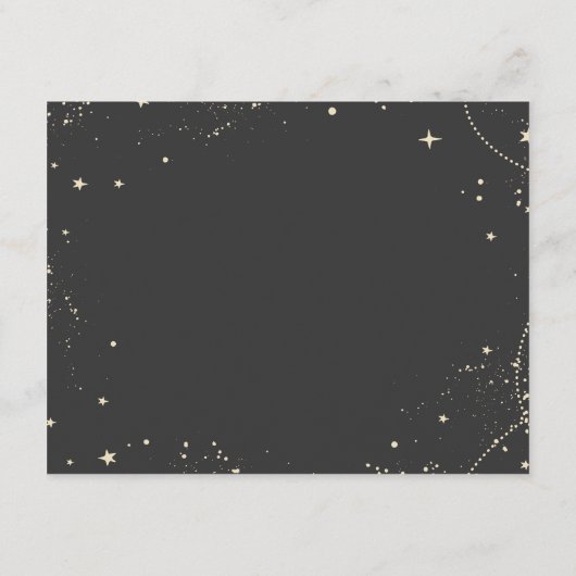 Zodiac Tarot Celestial Vrijgezellenfeest Recept Ka Informatiekaartje (Achterkant)