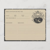 Zodiac Tarot Celestial Vrijgezellenfeest Recept Ka Informatiekaartje (Voorkant)