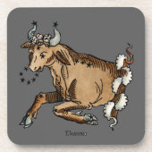 Zodiac: Taurus, 1482 Bier Onderzetter (Voorkant)