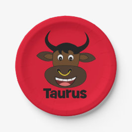Zodiac Taurus Bull Birthday Party Papieren Bordje