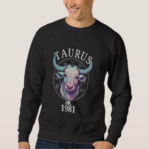 Zodiac Taurus Bull geboren in 1981 Trui