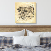  Zodiac Taurus Canvas Afdruk (Insitu (Slaapkamer))