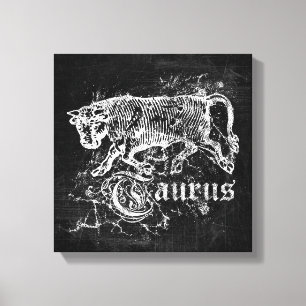 Zodiac  Taurus Canvas Afdruk