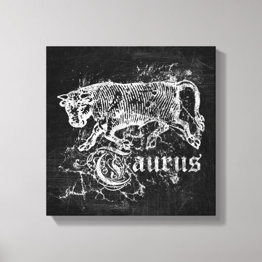 Zodiac  Taurus Canvas Afdruk (Voorkant)
