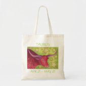 Zodiac Taurus canvas tas (Voorkant)
