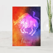 Zodiac: Taurus Colorful Snoep Colors Kaart (Voorkant)