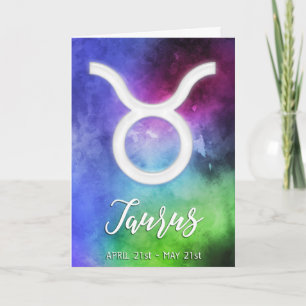 Zodiac: Taurus Dates Kaart