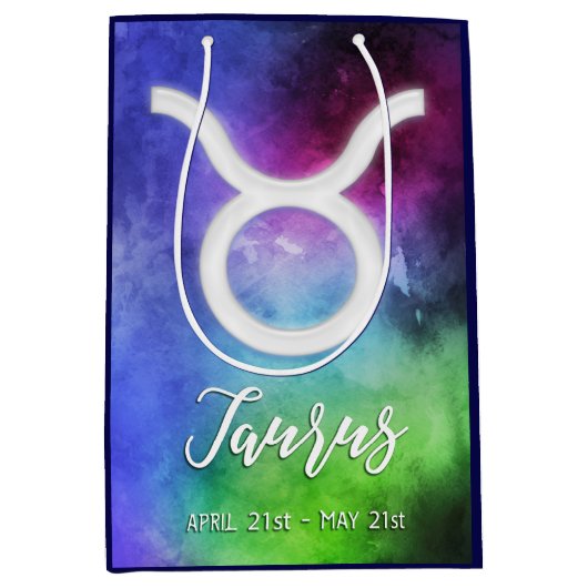 Zodiac: Taurus Dates Medium Cadeauzakje (Voorkant)