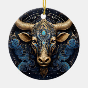 Zodiac Taurus gepersonaliseerd astrologie Ornament