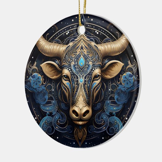 Zodiac Taurus gepersonaliseerd astrologie Ornament (Links)