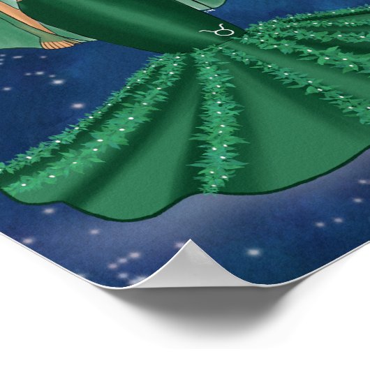 Zodiac Taurus Godin in de hemelgalerij ruimte Poster (Hoek)