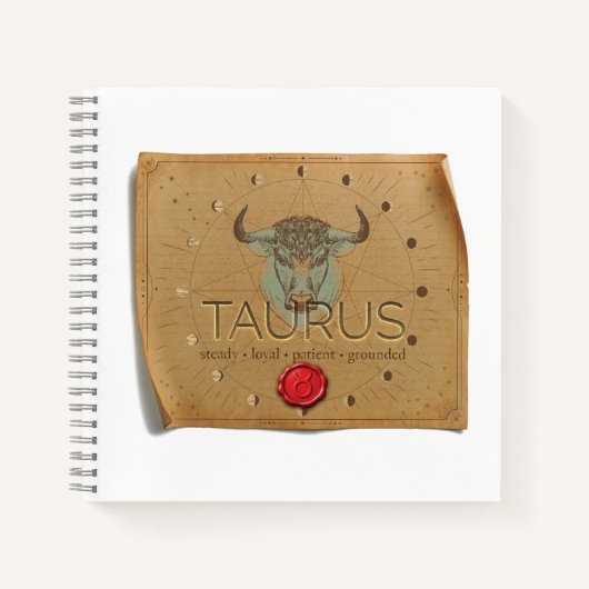 Zodiac - Taurus - Journal Notitieboek (Voorkant)