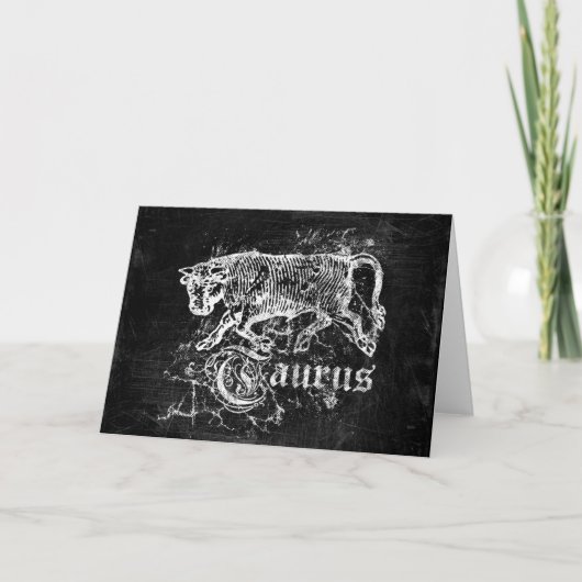 Zodiac Taurus Kaart (Voorkant)