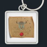 Zodiac - Taurus - Keychain<br><div class="desc">Celebrate the spirit of Taurus with this beautifully designed keychain featuring original created art inspired by the stars and symbolism of the zodiac. The celestial design reflects the personality and energy associated with the Taurus sign, creating a stylish and meaningful accessory you can carry with you every day. Perfect for...</div>