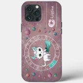 Zodiac Taurus Schattigee Kat Wiel Planet Astrologi Case-Mate iPhone Case (Achterkant)