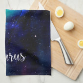 Zodiac: Taurus Space Rainbow Theedoek (Quarter Fold)