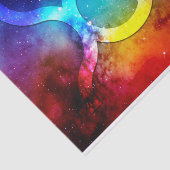 Zodiac: Taurus Space Rainbow Tissuepapier (Detail)