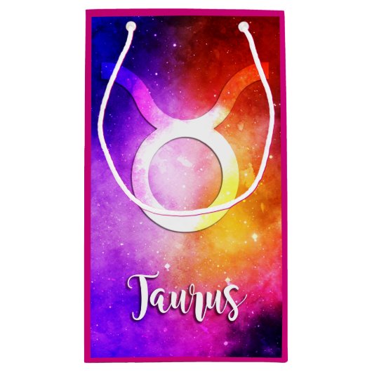 Zodiac: Taurus Space Snoep Klein Cadeauzakje (Achterkant)