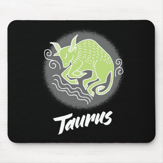 Zodiac Taurus-symbool Muismat (Voorkant)