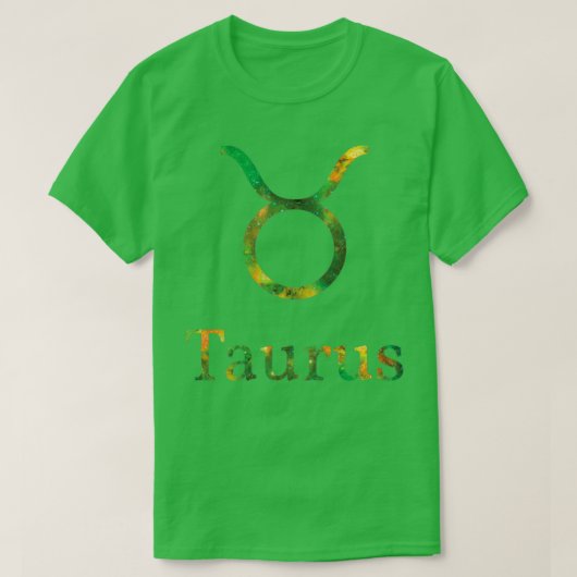 Zodiac Taurus T-shirt (Design voorkant)